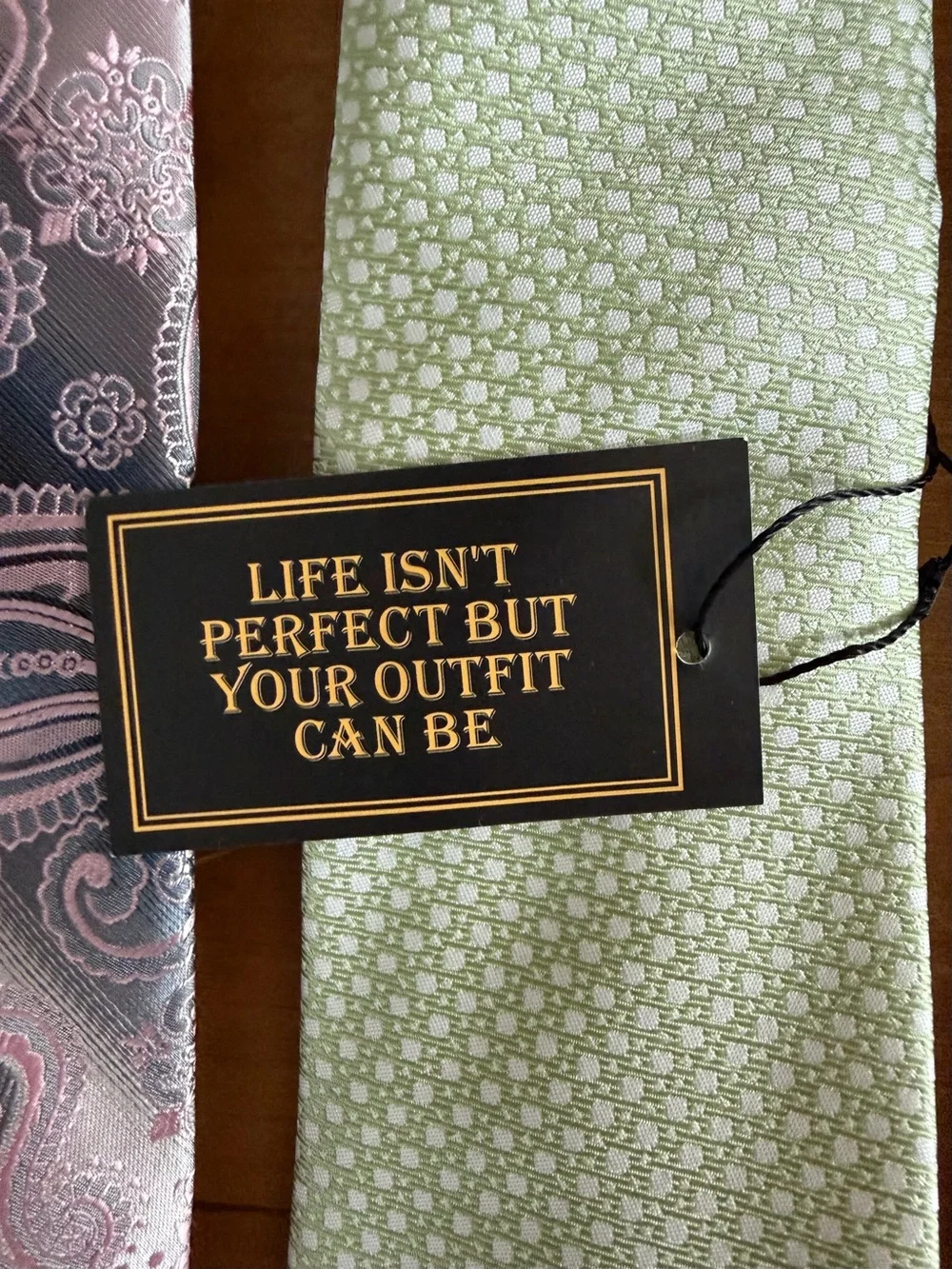 Dibangu Men’s necktie bundle lime green lavender pink gray paisley suit tie new